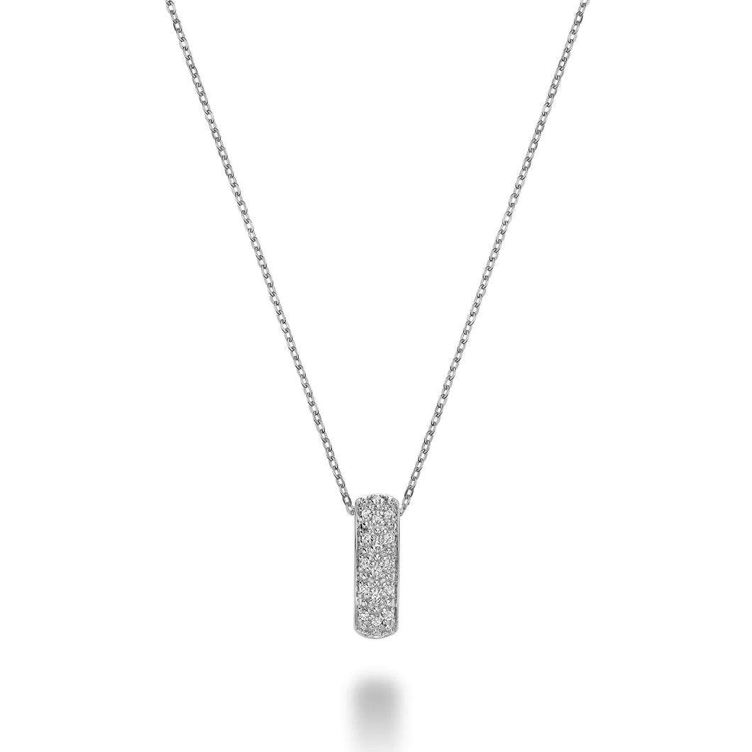 Diamond necklace pavé