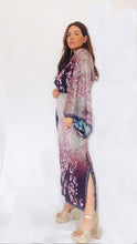 Load image into Gallery viewer, Purple floral Kaftan