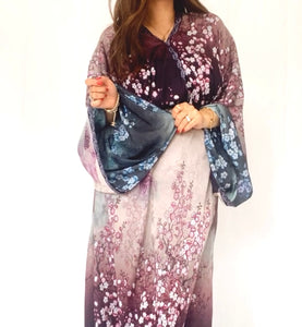 Purple floral Kaftan