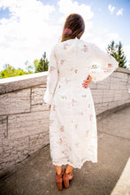 Load image into Gallery viewer, Duchess embroidered white dress